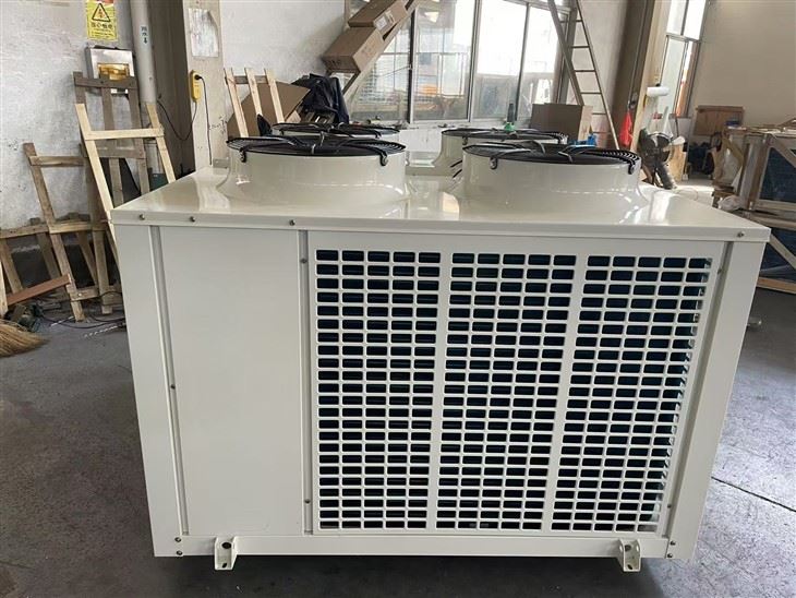 U-Type Air Cooled Condenser With 4 Top Discharge Fans | Heavy-Duty Cooling For Industrial Refrigeration factory